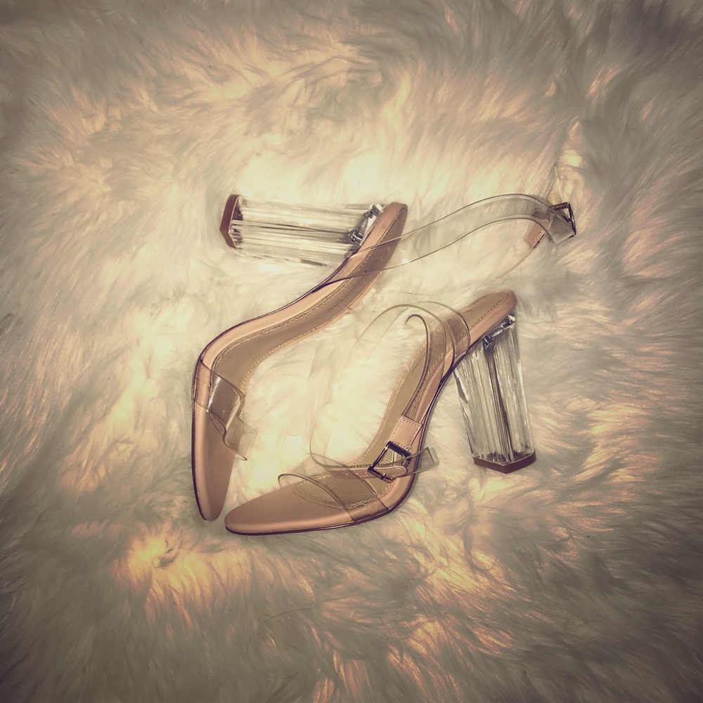 Clear sandals